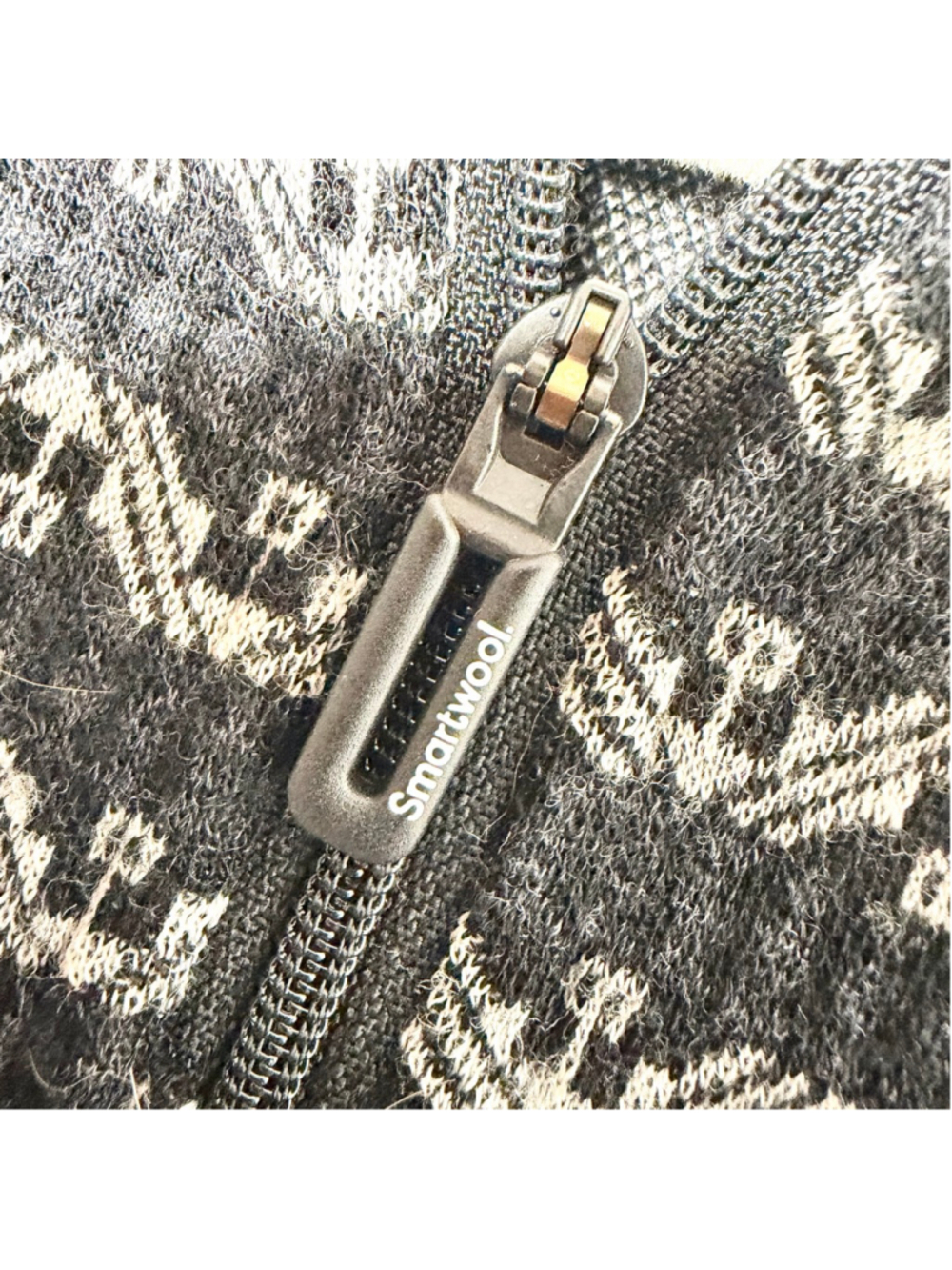 Women's Smartwool Black Gray Striped Long Sleeve Quarter Zip XS - Picture 4 of 6